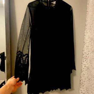 Volcom Long Sleeve Black Dress